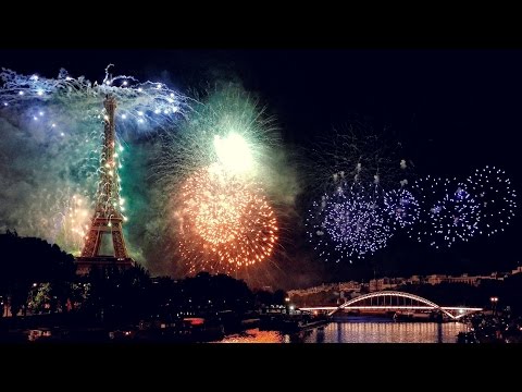 ★ Feuerwerk Nationalfeiertag Paris - Feu d'artifice du 14 juillet 2015 ★ / Groupe F [HD]
