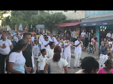 Semana Santica en Tolu Sucre, celebración del Viernes Santo. Procesión del Santo Sepulcro 