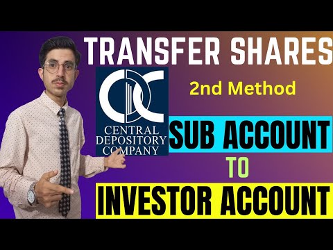 Transfer shares from cdc sub account to cdc investor account || 2nd method