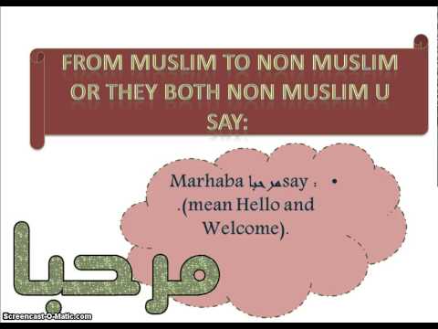 Gratings in Arabic by: Hana Kim