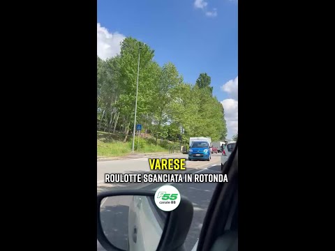 VARESE - ROULOTTE SGANCIATA IN ROTONDA