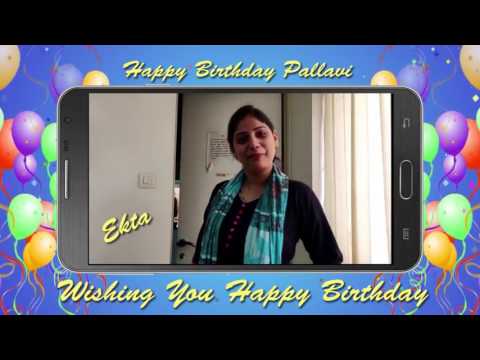 Happy Birthday Pallavi From - Amol