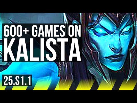 KALISTA & Rakan vs VARUS & Thresh (ADC) | Godlike, 600+ games | KR Grandmaster | 25.S1.1