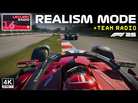 Charles Leclerc Amazing Gameplay with Ultra Realistic Team Radio on F1 25