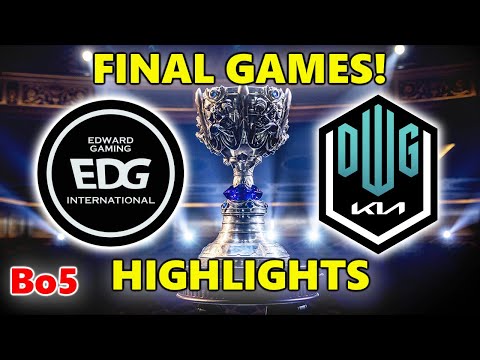 EDWARD GAMING vs DAMWON GAMING - WORLDS 2021 FINAL GAMES! - SCOUT vs SHOWMAKER - HIGHLIGHTS - BO5