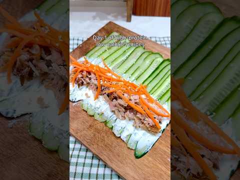 High Protein Sushi Recipe 🍣 #shorts  #short #highprotein #lowcarb #sushi #easyrecipe #food