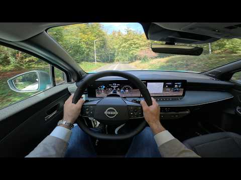 New NISSAN LEAF 2027 - POV test drive (Extended Range, Evolve)