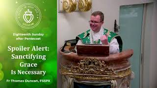 Spoiler Alert: Sanctifying Grace Is Necessary - Sermon by Fr Duncan (27 Sep 2026)