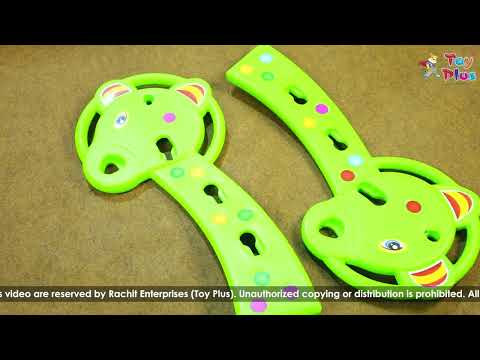 Toy Plus Slide-777 🛝 (Green & Red) – Safe Kids Slide 🎉 – Indoor & Outdoor Fun 🌳🏠