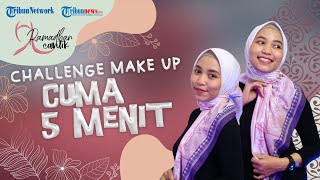 CHALLENGE MAKEUP 5 Menit sekalian One Brand Tutorial Makeup Pakai Produk Wardah