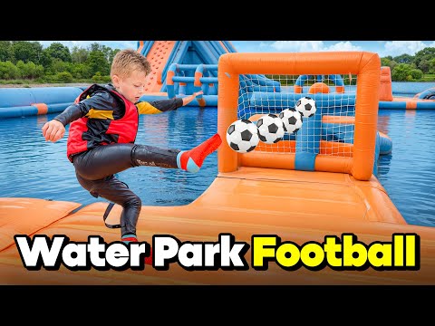 ULTIMATE WATER PARK FOOTBALL CHALLENGE!