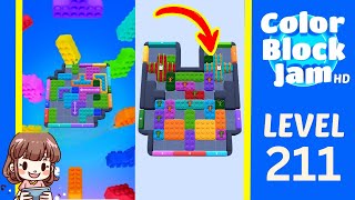 Solusi Level 211 Color Block Jam