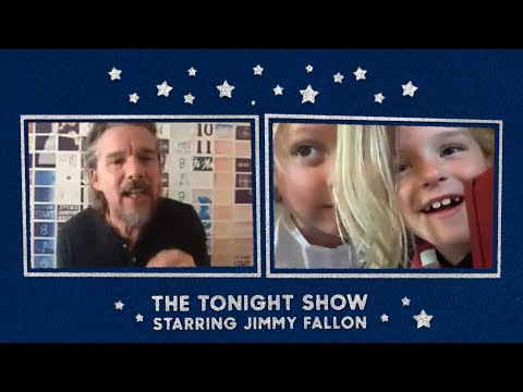 Winnie and Franny Fallon Hijack Ethan Hawke's Interview