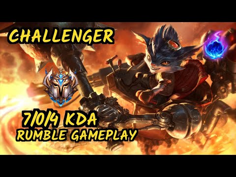 Odoamne (RUMBLE) vs URGOT - 7/0/4 KDA TOP CHALLENGER GAMEPLAY - EUW