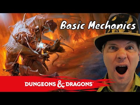 Basic Game Mechanics - Core Dungeons & Dragons 5E Rules #2 🔴#4k LIVE