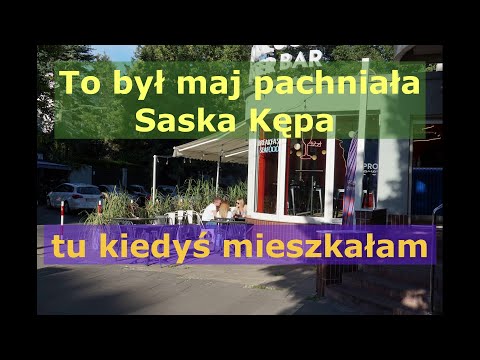 To był maj pachniała Saska Kępa. Tu kiedyś mieszkałam.