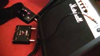 Video thumbnail for SESSIONETTE 75 DISTORTION PEDAL  [SP75]   THROUGH A MARSHALL MG 30 by bennievee