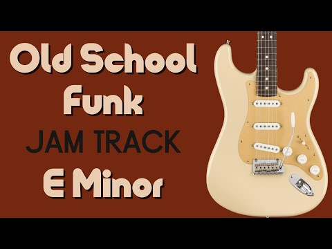 Old School Funk Backing Track in Em