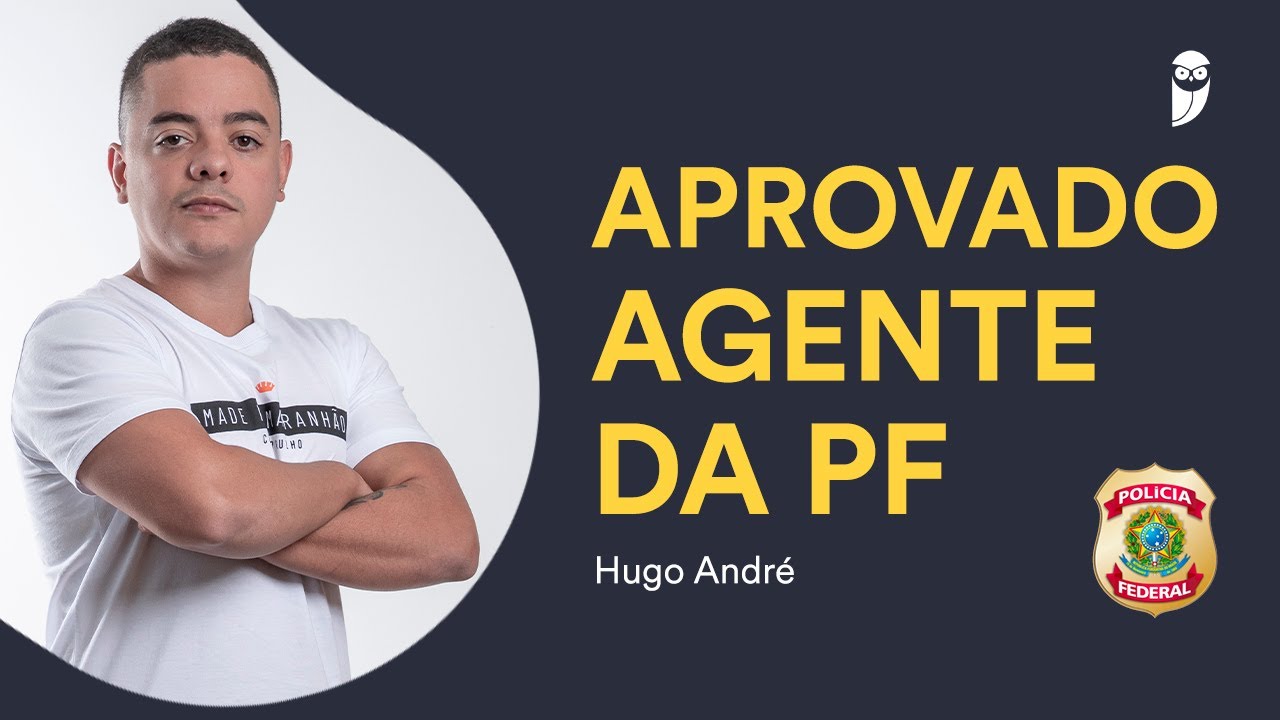 #Concurso PF: Entrevista com Hugo André, aprovado para o cargo de Agente