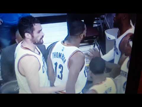 The reason why Lebron James and Tristan Thompson had words