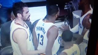 The reason why Lebron James and Tristan Thompson had words
