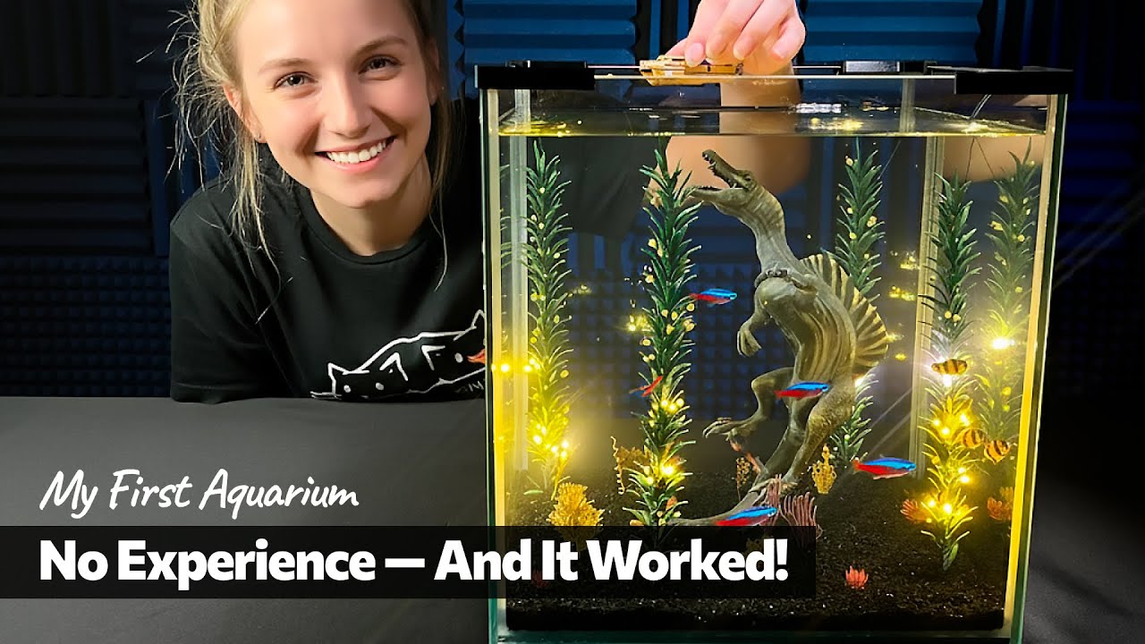 My First Aquarium – Jurassic Spinosaurus Inside!