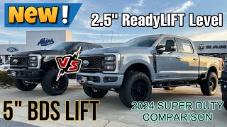 2024 Ford F-250 2.5” Level vs 5” LIFT Comparison