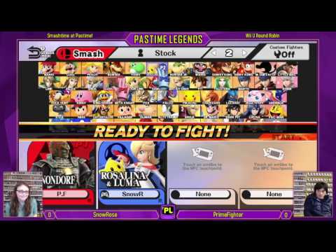 SaP Wii U 4/9/17: PrimeFighter (Ganondorf) vs SnowRose (Rosalina/ZSS)