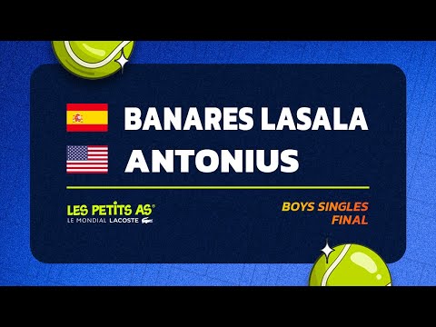 Les Petits As 2024 | Boys Singles Final | Izan BANARES LASALA vs. Michael ANTONIUS