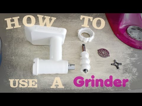 How to Use a Kitchenaid Meat Grinder Attachment and Review