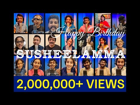 Acapella Tribute to P. Susheela Amma by 21 singers - Shweta Mohan and Friends