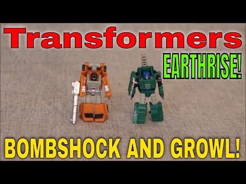 Transformers Earthrise Bombshock and Growl (Military Patrol) - GotBot True Review NUMBER 680