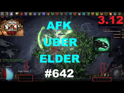 FULLY AFK Uber Elder With Carrion Golems Scion Ascendant Aura Stacking in 3.12 Heist League - 642