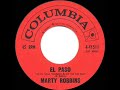 1960 HITS ARCHIVE: El Paso - Marty Robbins (a #1 record--full-length single version)