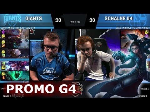 FC Schalke 04 vs Giants | Game 4 Round 2 Promotion/Relegation S8 EU LCS Spring 2017 | S04 vs GIA G4
