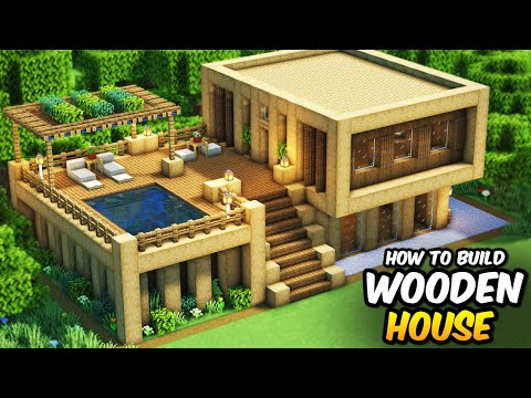 Smithers Boss - Minecraft: How to Build a Large Wooden House | Easy Survival Tutorial