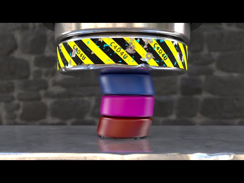 Hydraulic Press | Softbody Simulation V41 (TEST) ❤️ C4D4U