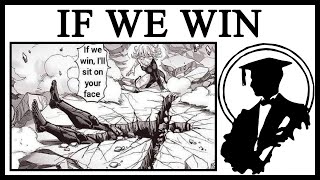 Is &quot;If We Win I&#39;ll Sit On Your Face&quot; Actually In One Punch Man?