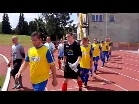 Derby Tarnowa w B-klasie (2019 r.).  Błękitni 1947 - Iskra Tarnów 2:1 (bramki)