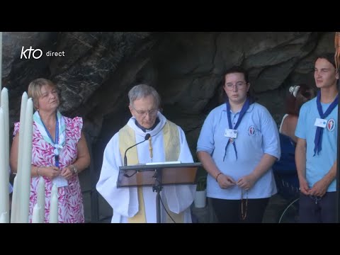 Chapelet du 17 juillet 2025 à Lourdes