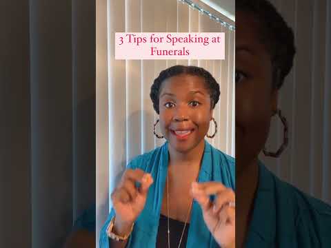 3 Tips for Speaking at Funerals
