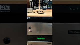 Headphones with McIntosh 150W vintage tube amplifier