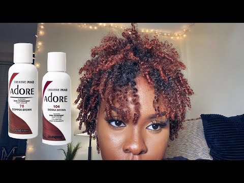 Adore Semi Permanent Hair Color | How To Dye Natural...