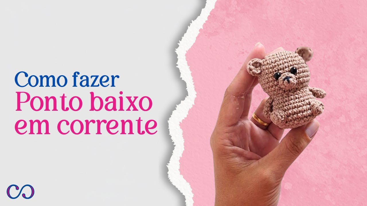 21. Aprenda o Ponto Baixo em Correntinha no Amigurumi de Forma Fácil