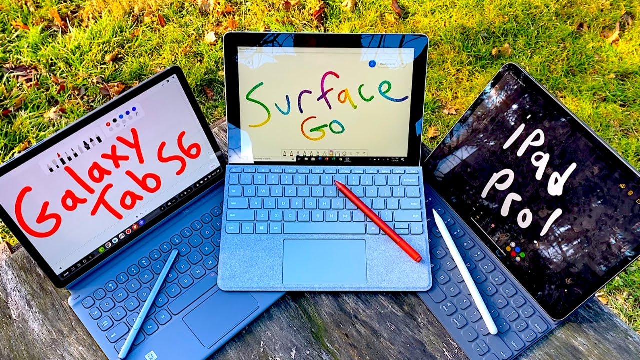 Samsung Galaxy Tab S6 vs Surface Go vs iPad Pro 11