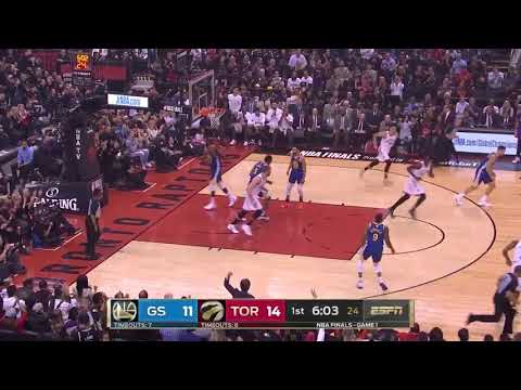 Pascal Siakam Full Game 1 Highlights Raptors vs Warriors 2019 NBA Finals - 32 Pts, 5 Ast, 8 Reb!
