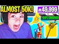 Mongraal LOVES *FLEXING* RAREST Pickaxe on Players at 50,000 Arena Points!
