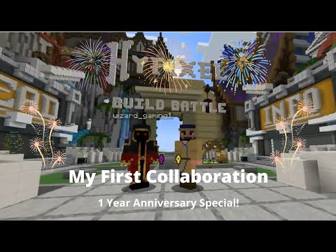 My First Ever Collaboration Video - Minecraft Build Battle w/ Wizard Gaming 1234