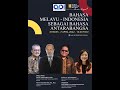 [LANGSUNG] Bahasa Melayu-Indonesia Sebagai Bahasa Antarabangsa | 7 April 2022