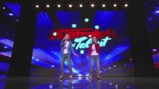 Australia&#39;s Got Talent 2013 | Auditions | Natalie &amp; Julia Belt Out A Classic